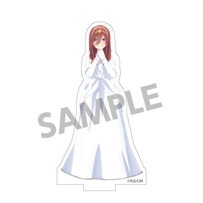 Preview: Miku, Ichika, Yotsuba, Nino und Itsuki Nakano (Wedding Dress Ver.) Komplettset - The Quintessential Quintuplets - Acryl-Aufsteller - Hobby Stock