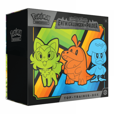 Preview: Pokemon TCG - Karmesin & Purpur - Entwicklungen in Paldea - Top Trainer Box - DE