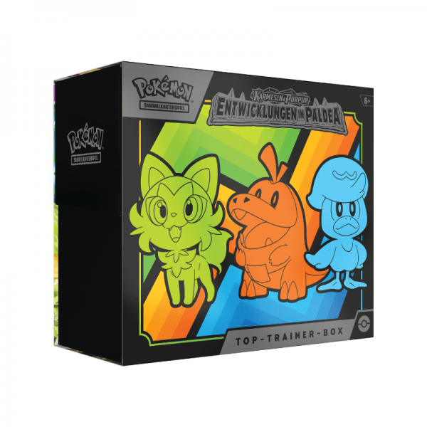 Preview: Pokemon TCG - Karmesin & Purpur - Entwicklungen in Paldea - Top Trainer Box - DE