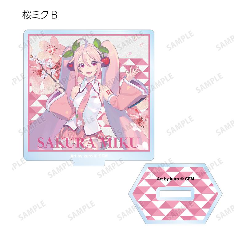 Preview: Lucky Box - Hatsune Miku / Sakura Miku Original Illustration Art by Kuro - Acrylaufsteller - Armabianca