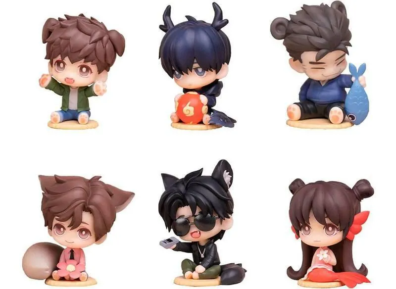 Preview: Cute Animal - Time Raiders ChiBi Set - 6 Figuren - Myethos