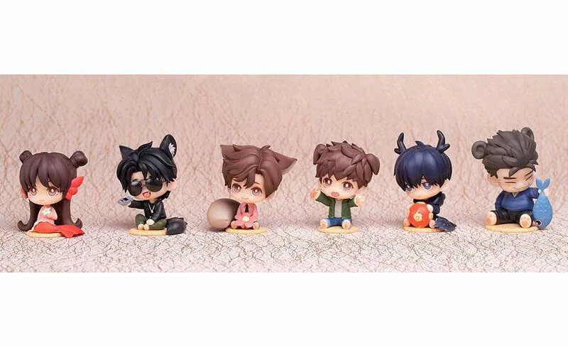 Preview: Cute Animal - Time Raiders ChiBi Set - 6 Figuren - Myethos