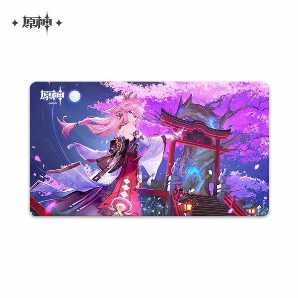 Preview: Yae Miko - Sakura & Torii Motiv - Mousepad /Spielmatte - Genshin Impact - miHoYo