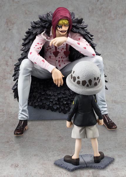 Preview: Junger Trafalgar Law & Corazón / Donquixote Rosinante - P.O.P. Portrait of Pirates Limited Edition - Megahouse - Neuauflage