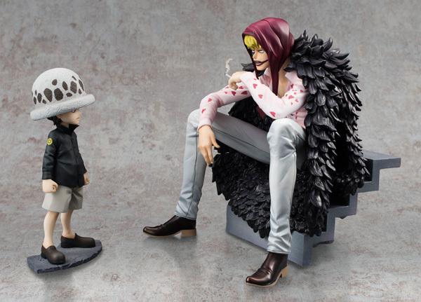 Preview: Junger Trafalgar Law & Corazón / Donquixote Rosinante - P.O.P. Portrait of Pirates Limited Edition - Megahouse - Neuauflage