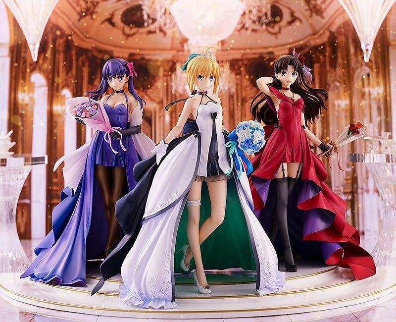 Preview: Saber, Rin Tohsaka und Sakura Matou - 15th Celebration Dress Ver. - Fate/Stay Night - Good Smile Company