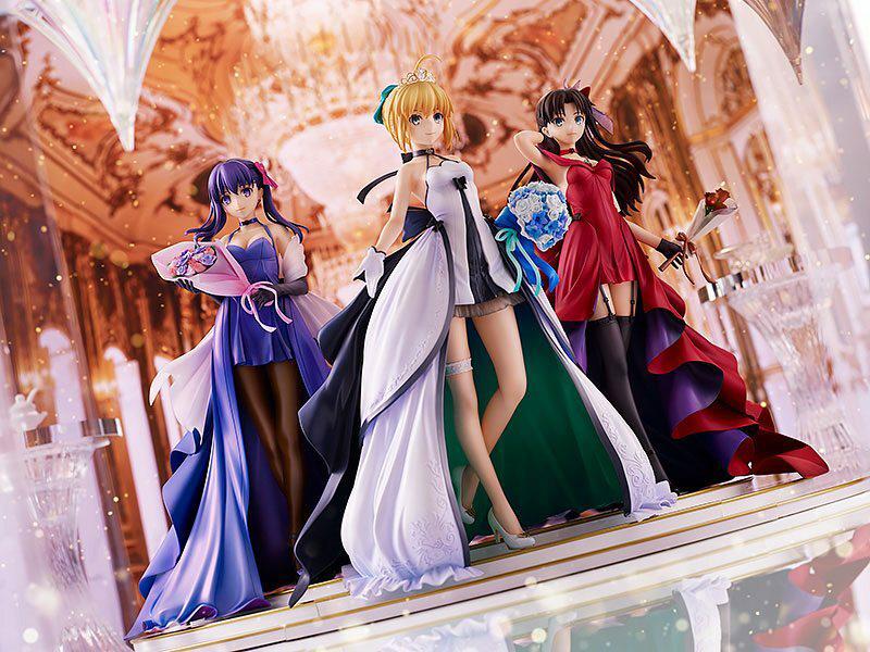 Preview: Saber, Rin Tohsaka und Sakura Matou - 15th Celebration Dress Ver. - Fate/Stay Night - Good Smile Company