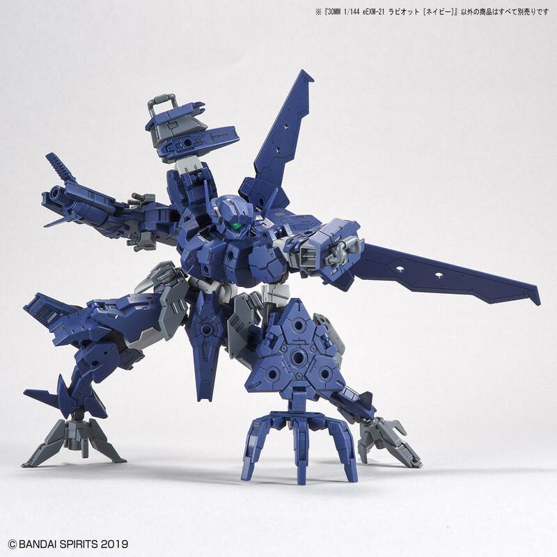 Preview: eEXM-21 Rabiot (Navy) - 30 Minutes Missions - Model Kit - Bandai Spirits