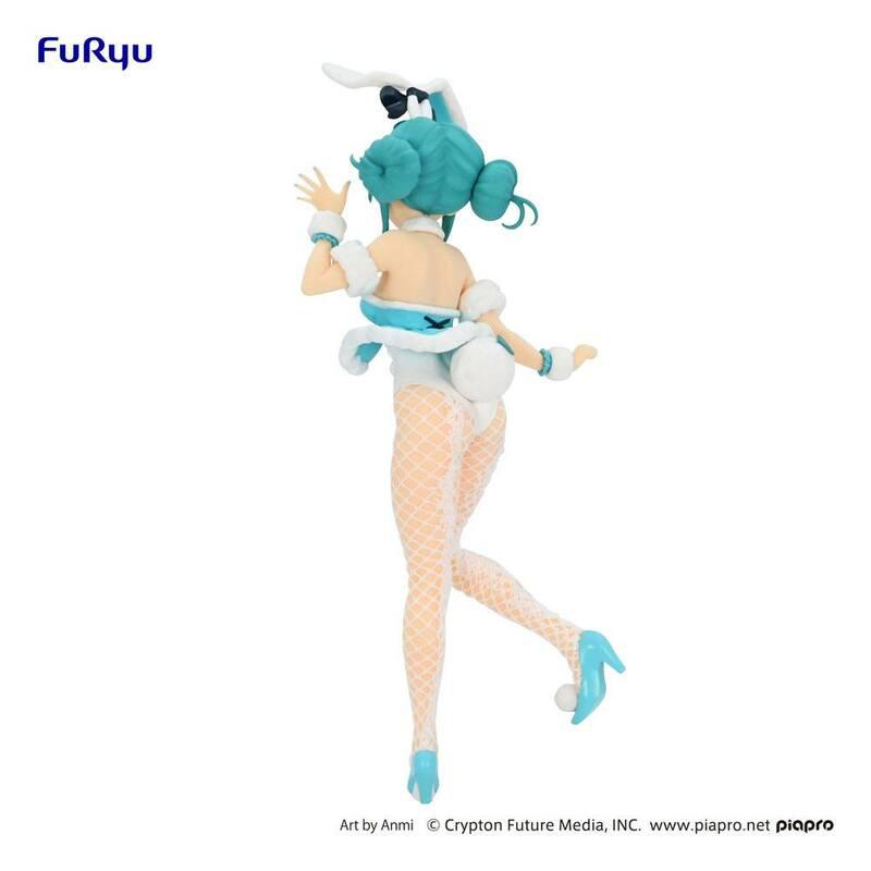 Preview: Hatsune  Miku - White Rabbit - Vocaloid BiCute Bunnies -  FuRyu - Neuauflage