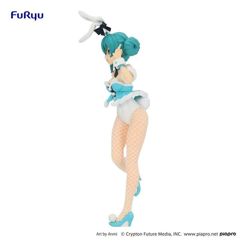 Preview: Hatsune  Miku - White Rabbit - Vocaloid BiCute Bunnies -  FuRyu - Neuauflage