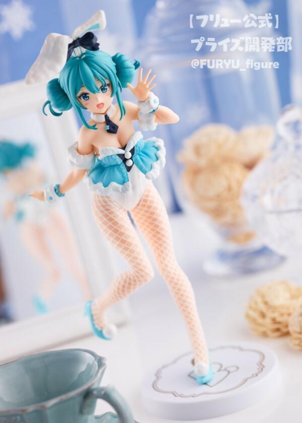 Preview: Hatsune  Miku - White Rabbit - Vocaloid BiCute Bunnies -  FuRyu - Neuauflage