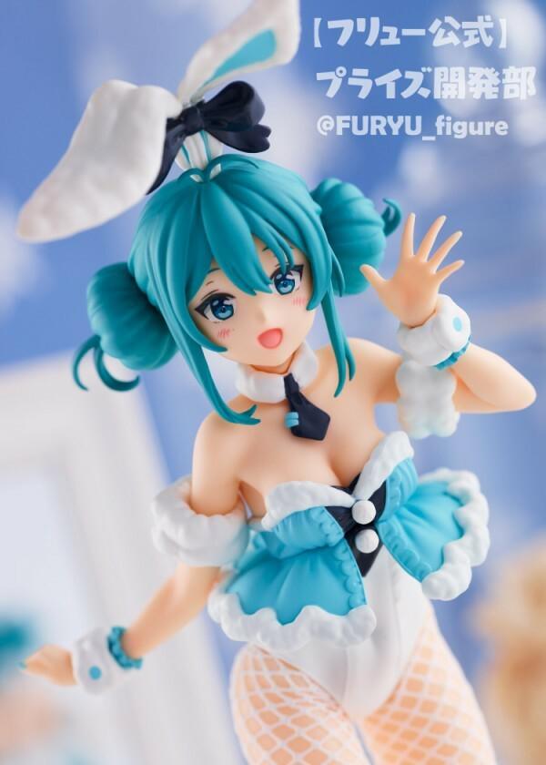 Preview: Hatsune  Miku - White Rabbit - Vocaloid BiCute Bunnies -  FuRyu - Neuauflage