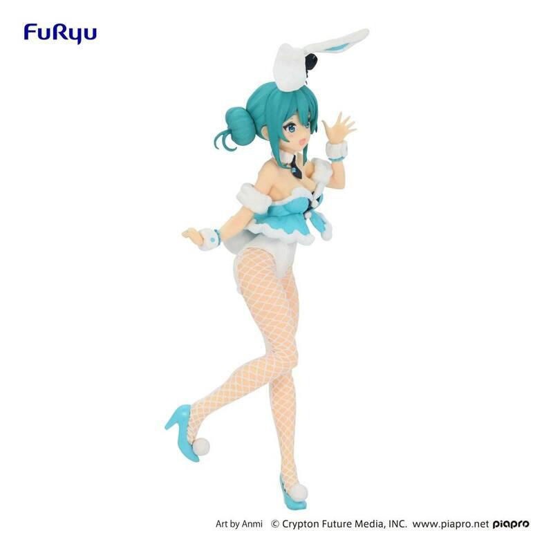 Preview: Hatsune  Miku - White Rabbit - Vocaloid BiCute Bunnies -  FuRyu - Neuauflage