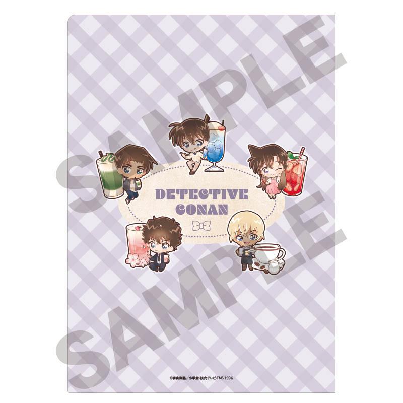 Preview: Detektiv Conan (Purple Chara Peko Drink Version) - Clear File / Aktenhülle A4 - CRUX