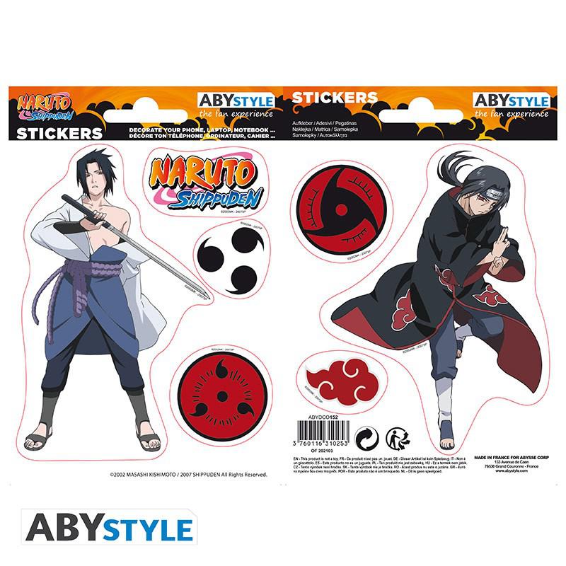 Preview: Sasuke und Itachi - Mini Sticker Set - Naruto Shippuden - ABYStyle