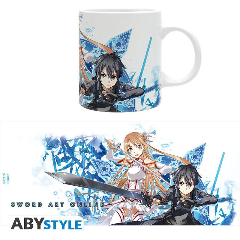 Preview: Sword Art Online - 320 ml Tasse - "Asuna & Kirito Swords" - AbyStyle