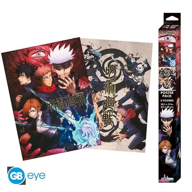 Preview: "Group and schools" - Set 2 Chibi Poster (52x38) - Jujutsu Kaisen - AbyStyle