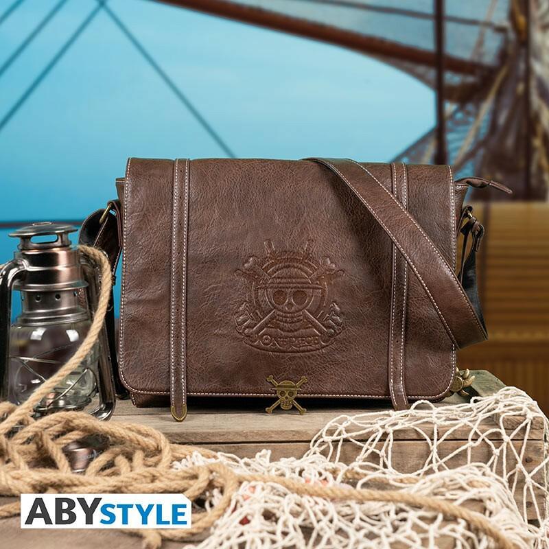 Preview: "Strohhut-Bande" - One Piece - Hochwertige Premium-Schultertasche - AbyStyle