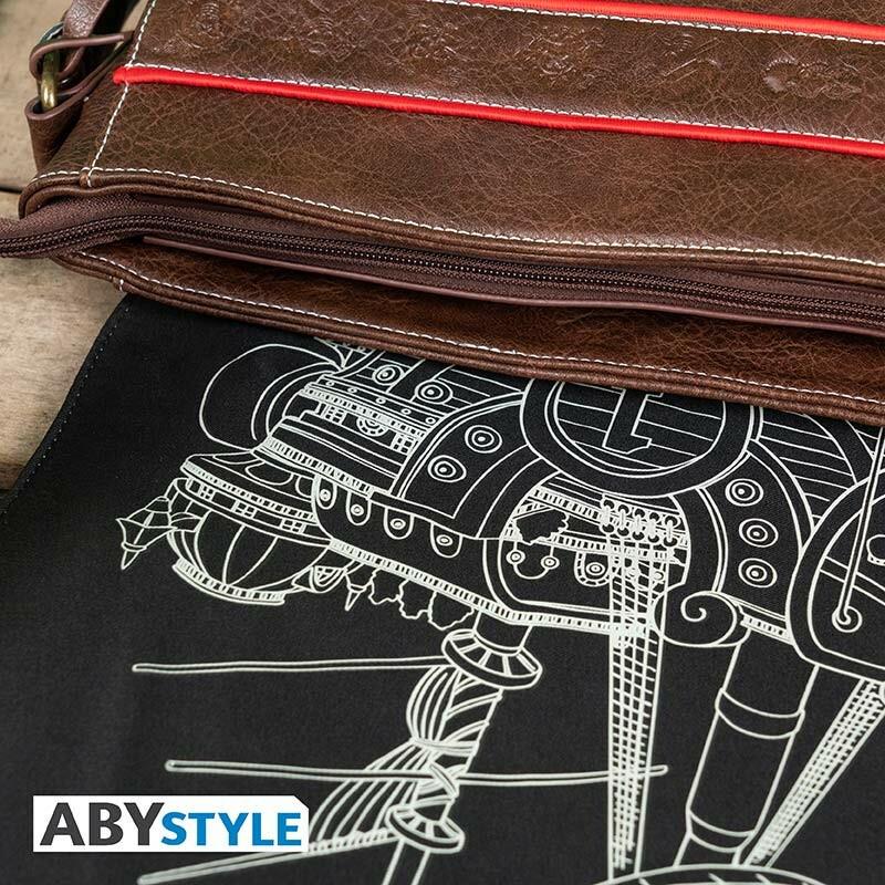 Preview: "Strohhut-Bande" - One Piece - Hochwertige Premium-Schultertasche - AbyStyle