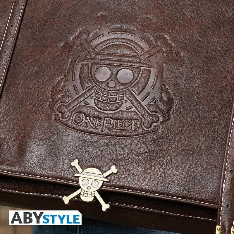 Preview: "Strohhut-Bande" - One Piece - Hochwertige Premium-Schultertasche - AbyStyle