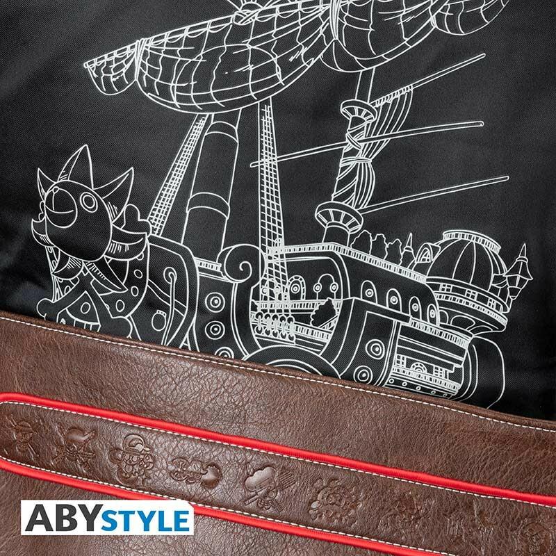 Preview: "Strohhut-Bande" - One Piece - Hochwertige Premium-Schultertasche - AbyStyle