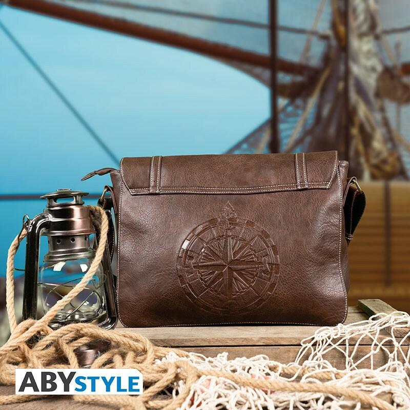 Preview: "Strohhut-Bande" - One Piece - Hochwertige Premium-Schultertasche - AbyStyle