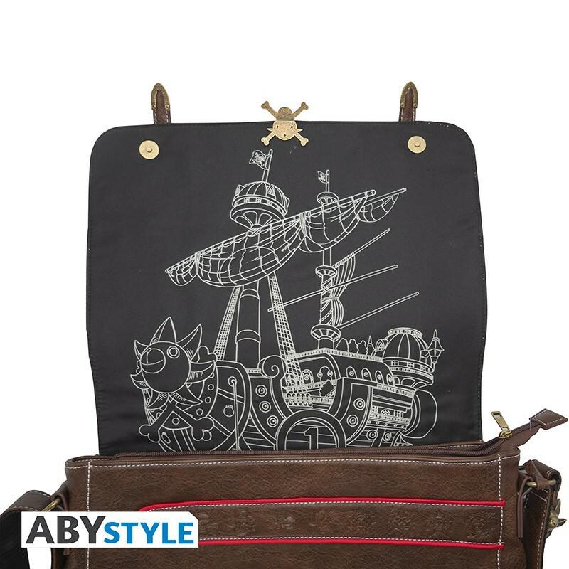 Preview: "Strohhut-Bande" - One Piece - Hochwertige Premium-Schultertasche - AbyStyle