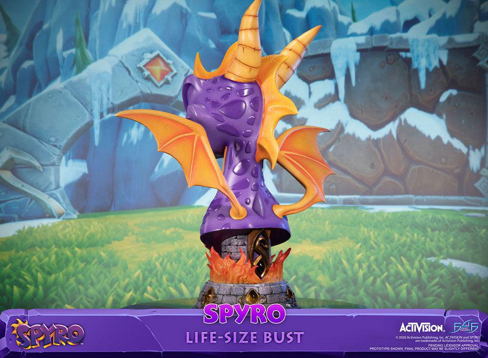 Preview: Spyro - Life-Size Büste - Spyro Reignited Trilogy - First 4 Figures