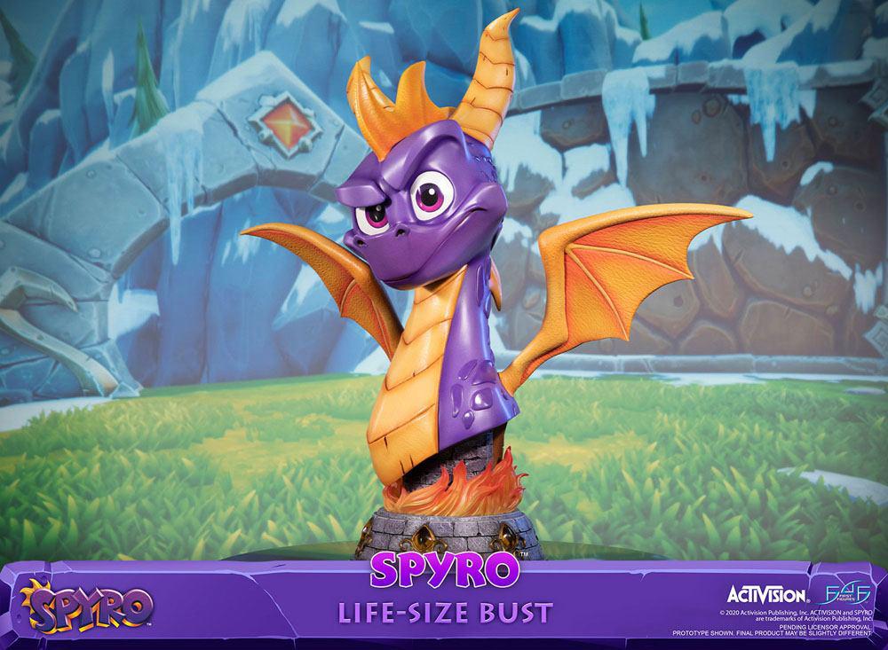 Preview: Spyro - Life-Size Büste - Spyro Reignited Trilogy - First 4 Figures