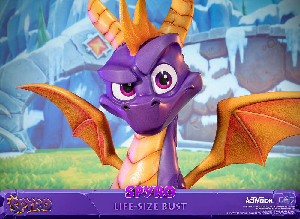 Preview: Spyro - Life-Size Büste - Spyro Reignited Trilogy - First 4 Figures