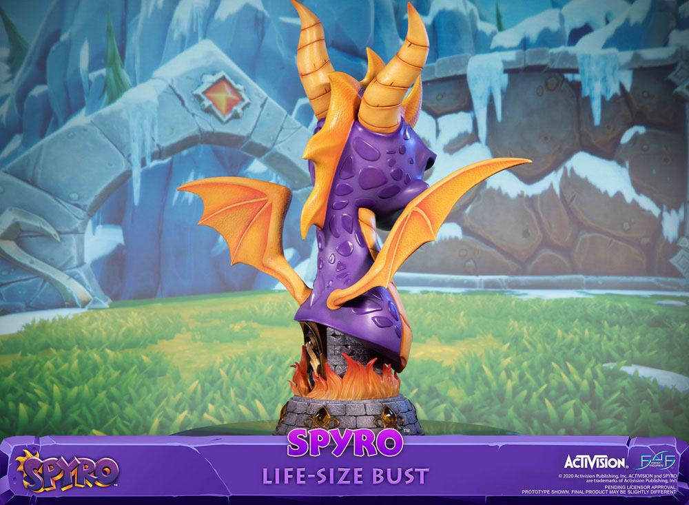 Preview: Spyro - Life-Size Büste - Spyro Reignited Trilogy - First 4 Figures