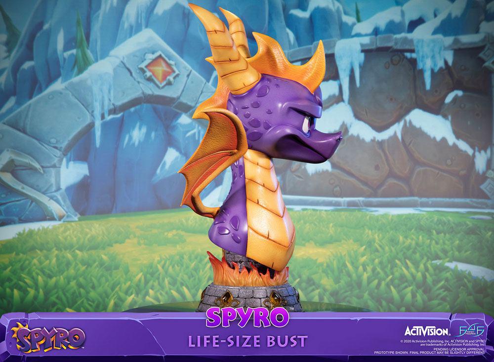 Preview: Spyro - Life-Size Büste - Spyro Reignited Trilogy - First 4 Figures