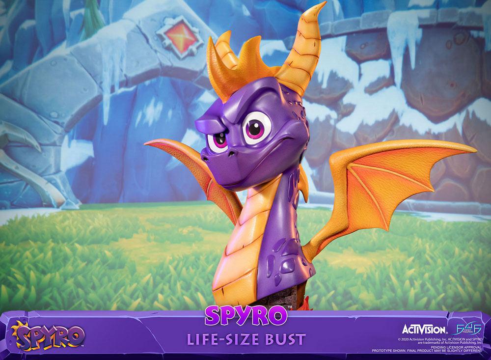 Preview: Spyro - Life-Size Büste - Spyro Reignited Trilogy - First 4 Figures