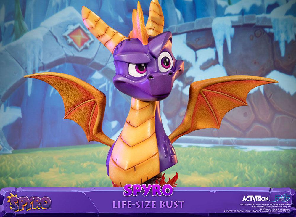 Preview: Spyro - Life-Size Büste - Spyro Reignited Trilogy - First 4 Figures