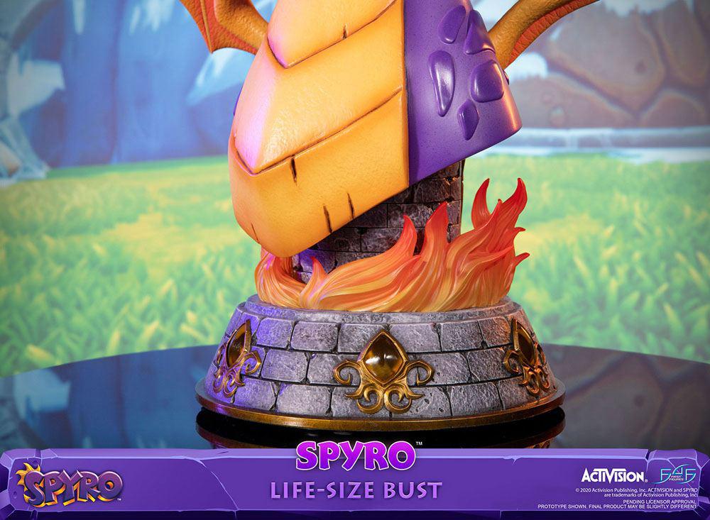 Preview: Spyro - Life-Size Büste - Spyro Reignited Trilogy - First 4 Figures