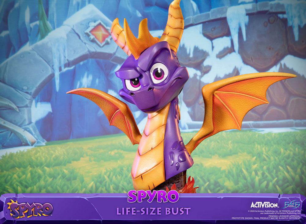 Preview: Spyro - Life-Size Büste - Spyro Reignited Trilogy - First 4 Figures