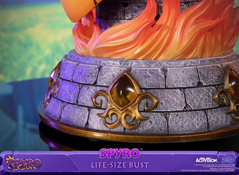 Preview: Spyro - Life-Size Büste - Spyro Reignited Trilogy - First 4 Figures