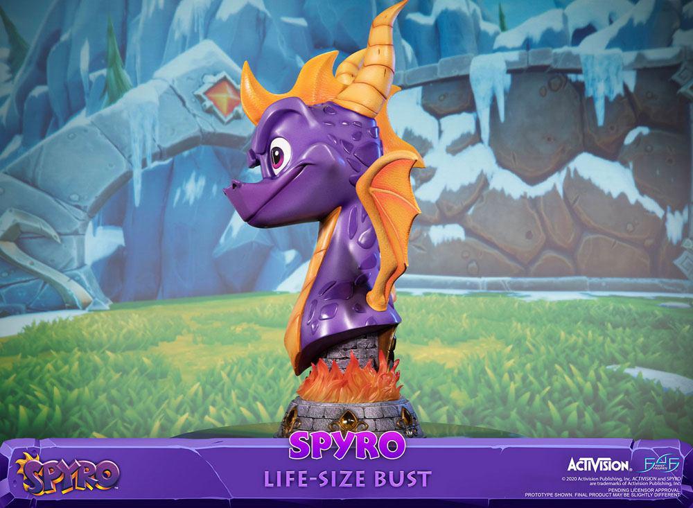 Preview: Spyro - Life-Size Büste - Spyro Reignited Trilogy - First 4 Figures