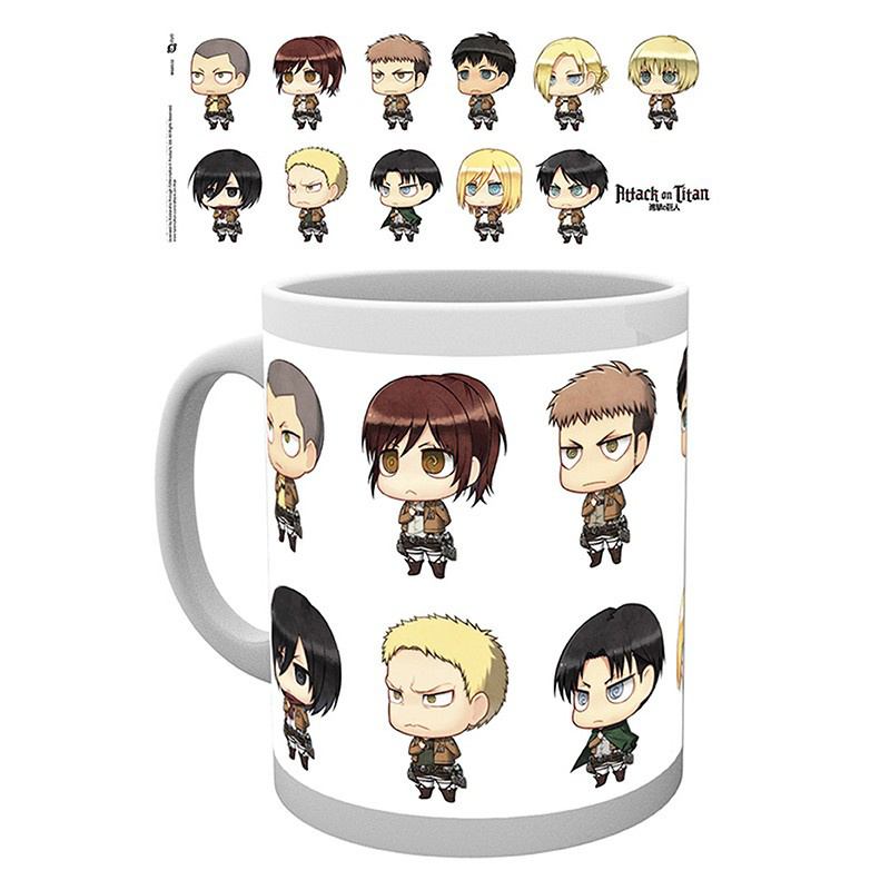 Chibi Character - Attack on Titan Tasse - AbyStyle