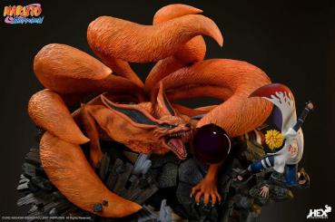 Battle of Destiny: Namikaze Minato vs Kurama - Naruto Shippuden Statue - HEX Collectibles