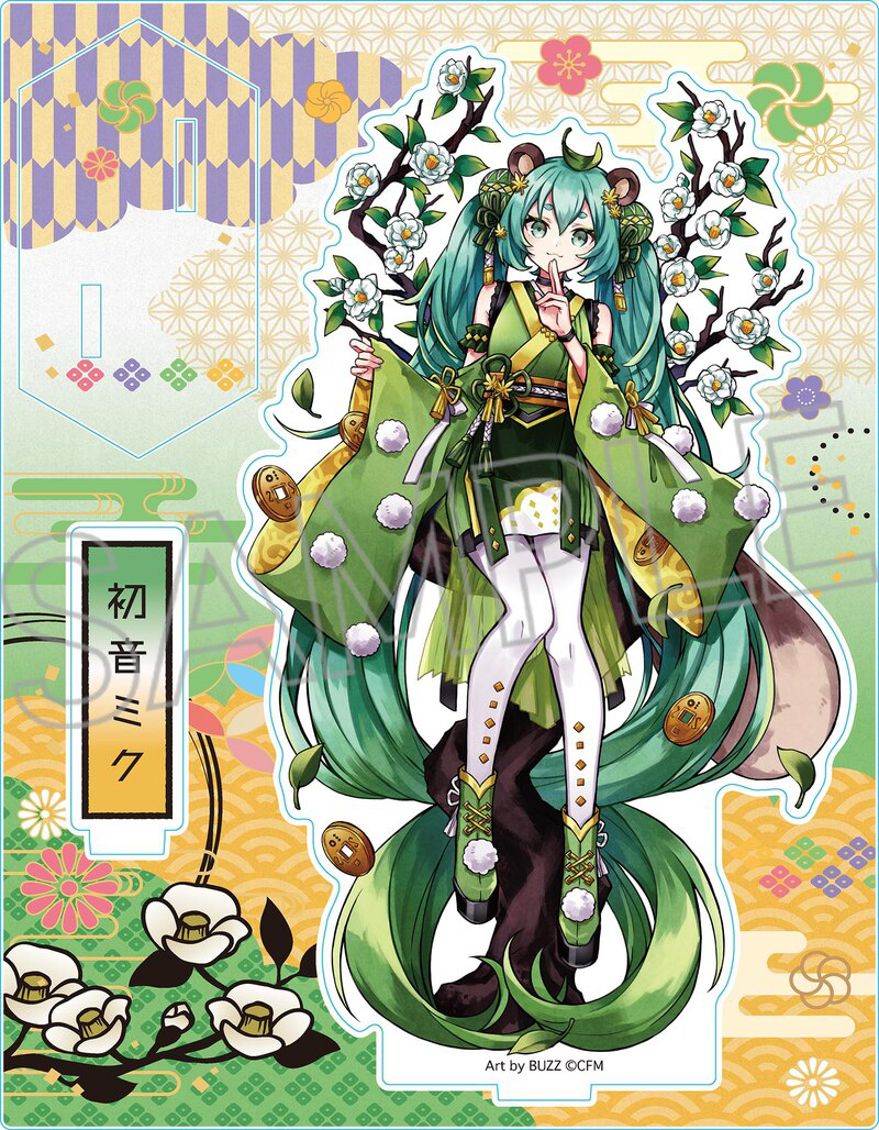 Hatsune Miku - Bake-Danuki - Hyakki Yakou Version - Acrylaufsteller L - Twinkle