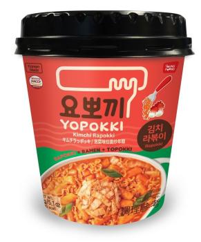 Koreanische Rapokki = Ramen & Topokki - Kimchi Cup von Yopokki