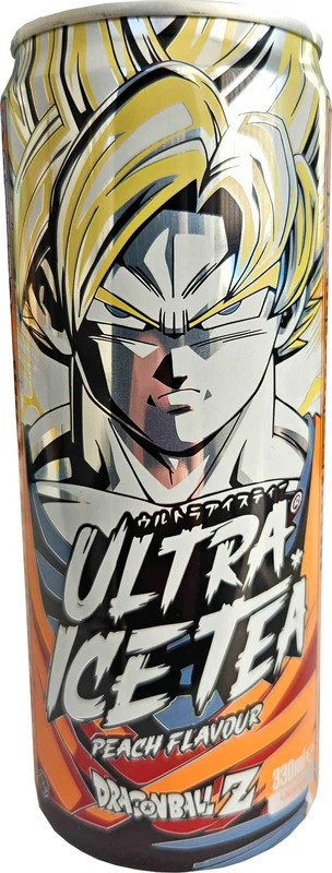 Pfirsich Tee in der Dose - [Limitierte Version] Goku - Dragon Ball Z von ULTRA ICE TEA (Inklusive 25 Cent Pfand) [EINWEG]