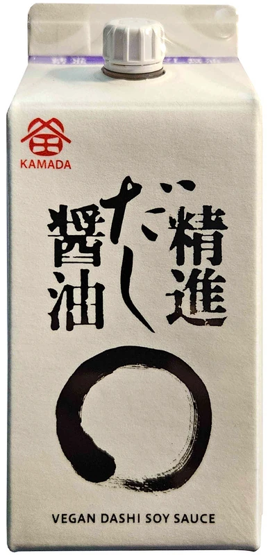 Japanische Dashi Sojasoße (Vegan) von Kamada (200ml) [EINWEG]