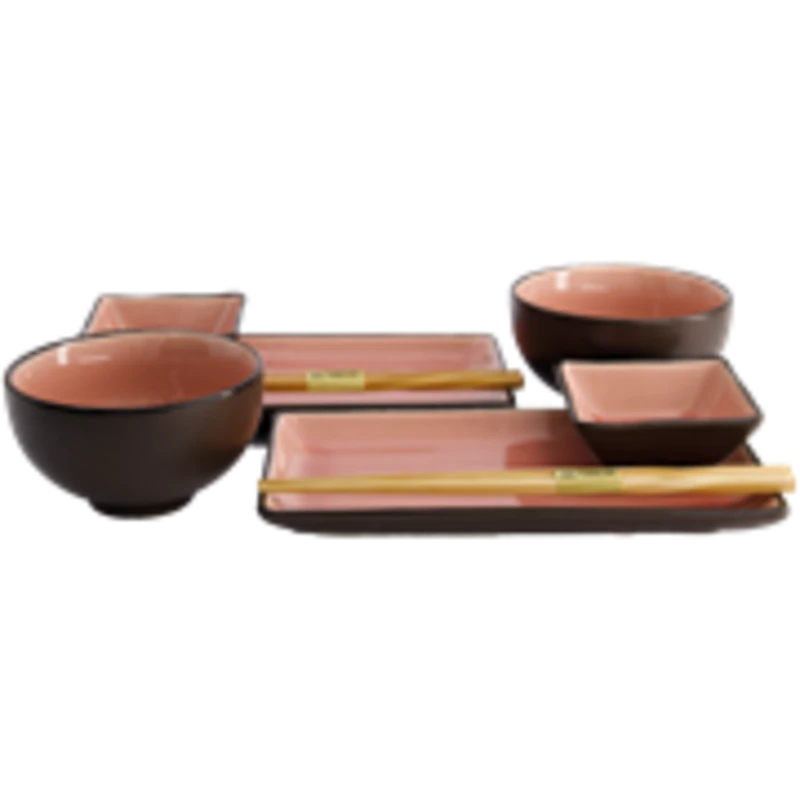 Geschenke Set Schalen "Glasiges Pink" (8-teilig) von TOKYO Design Studio