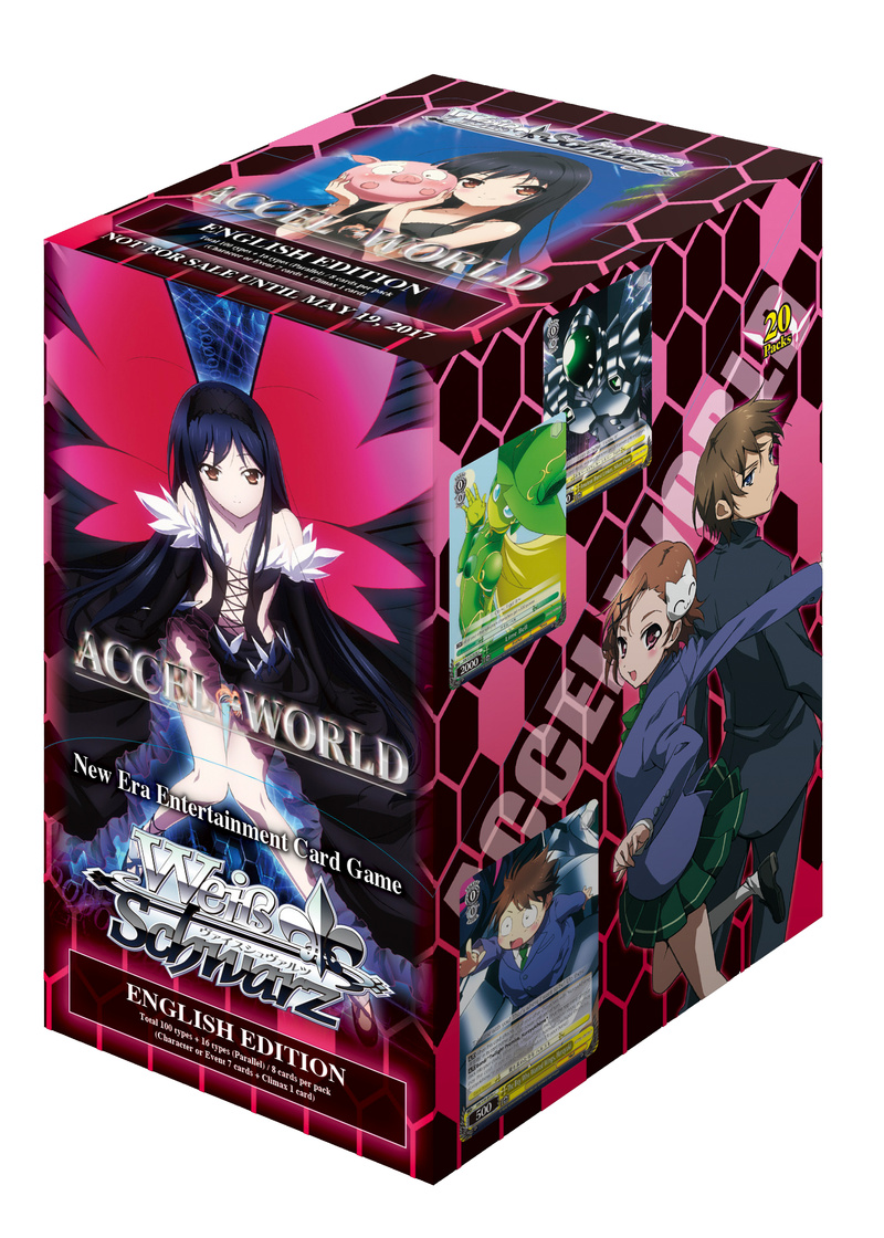 Weiss Schwarz Booster Packung - Accel World (enthält 8 Karten) (englische Version)