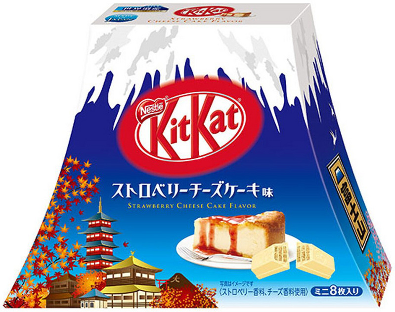KitKat Mini Strawberry Cheesecake in der Exklusiven Fujisan Box