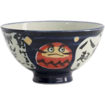 Kawaii Bowl / Schale für Reis - Daruma Blau von TOKYO Design Studio (300ml)