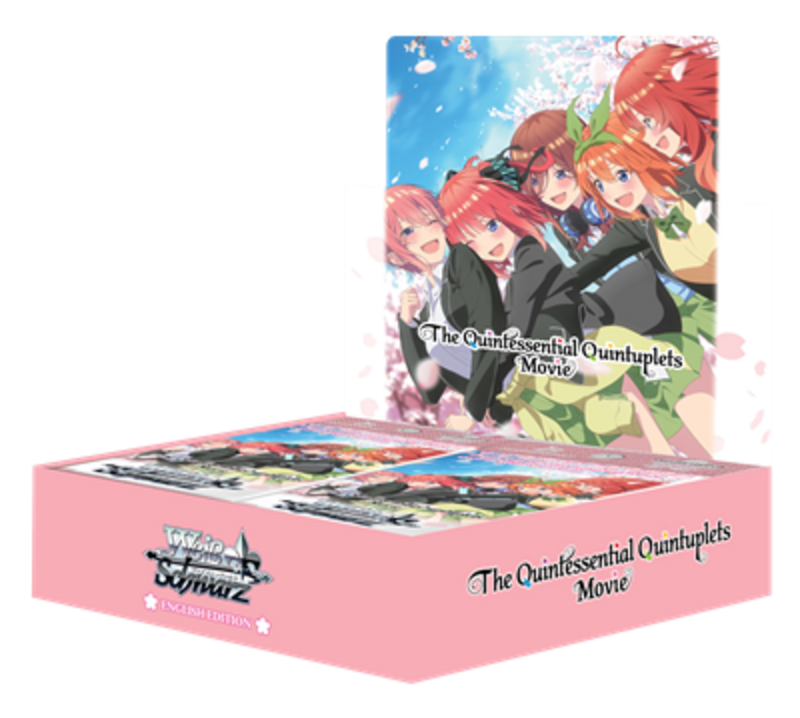 Weiss Schwarz - The Quintessential Quintuplets Movie - Booster Display (16 Booster mit je 9 Karten) - Englische Version