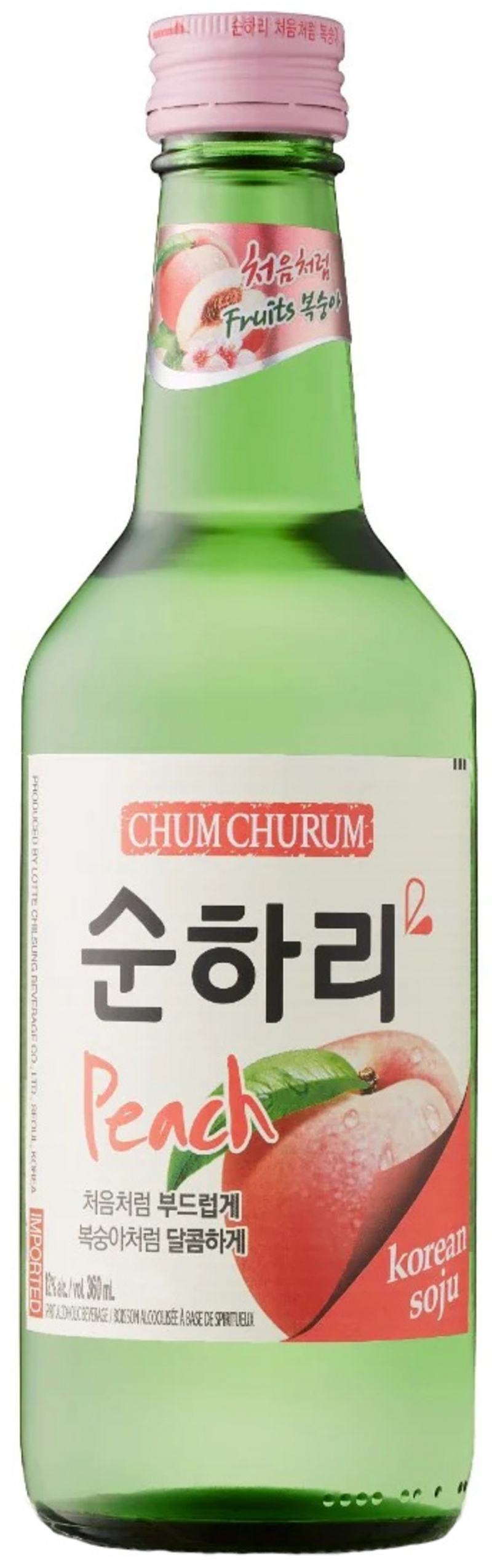 Soju - Pfirsich - Chum Churum - Das Original aus Korea von Lotte [EINWEG]